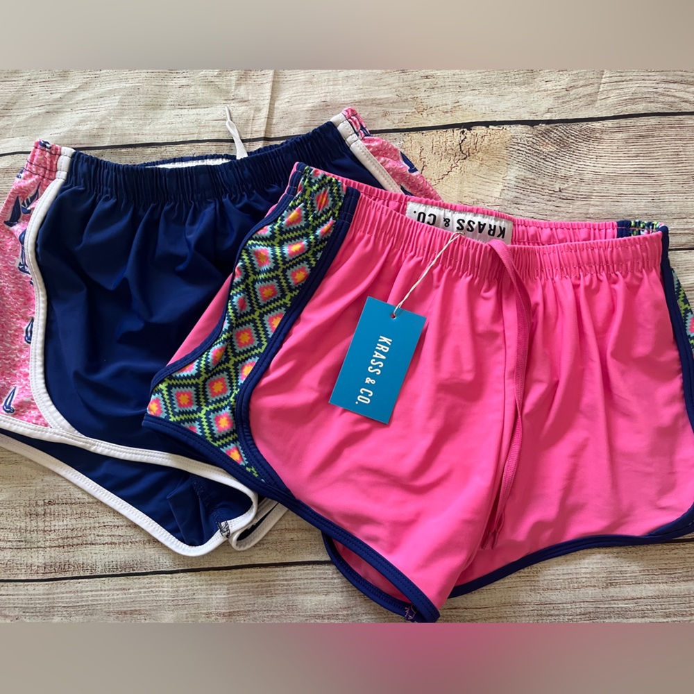 Two pairs NWT women’s xs preppy shorts